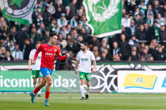 Helsingborgs Assad Al Hamlawi jublar