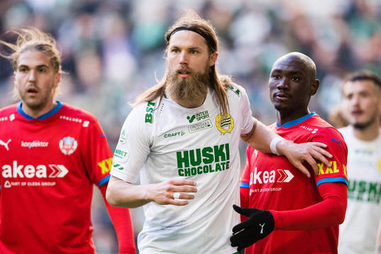 Hammarbys Björn Paulsen och Helsingborgs Ravy Tsouka-Dozi