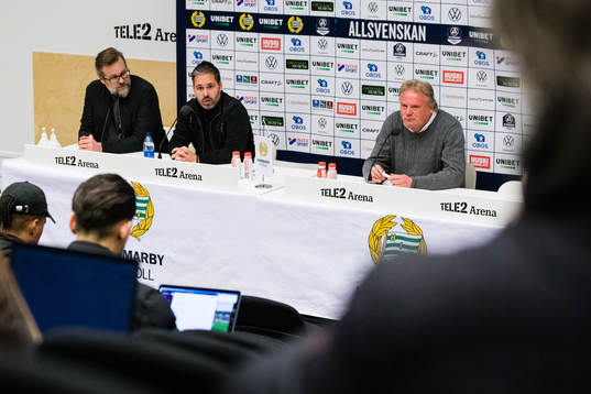 Hammarbys tränare Martí Cifuentes och Helsingborgs