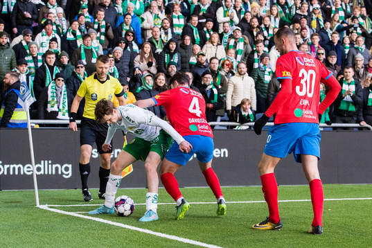 Hammarbys Williot Swedberg och Helsingborgs Viljormur