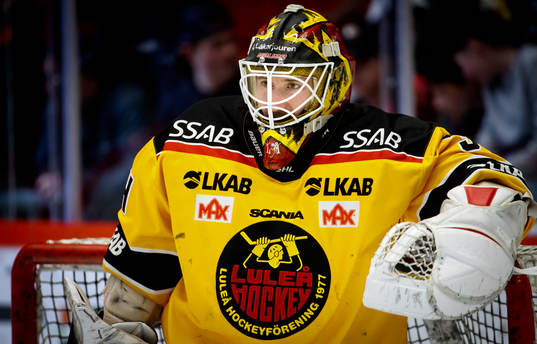 Luleås målvakt Joel Lassinantti