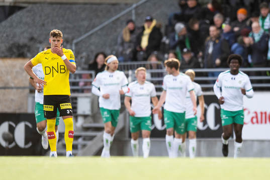 Colin Rösler of Lillestrøm looks dejected