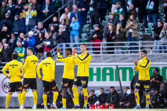 Holmbert Fridjonsson and Ylldren Ibrahimaj of Lillestrøm