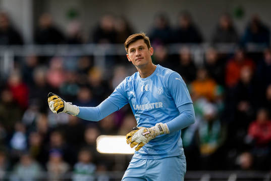 Goalkeeper Nicholas George Hagen of HamKam