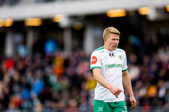 Kristian Eriksen of HamKam looks dejected