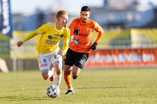 Falkenbergs Linus Borgström och Torns Amir Ayari