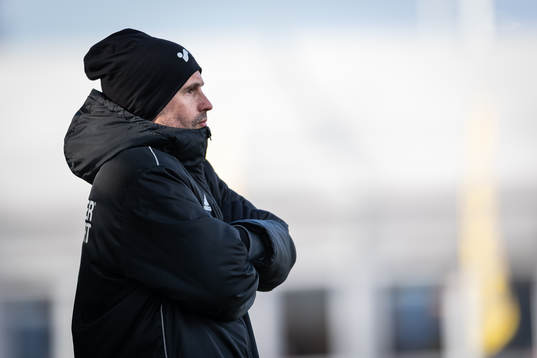 Falkenbergs tränare Christoffer Andersson