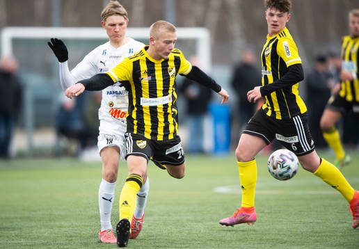 IFK Hässleholms Olle Kjellman Olblad i matchen i div. 2