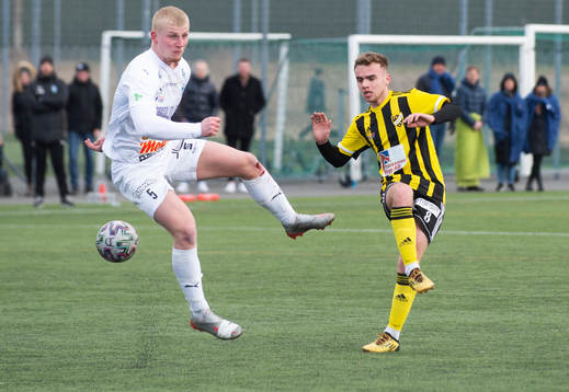 IFK Hässleholms Ludvig Hegdal i matchen i div. 2 Södra