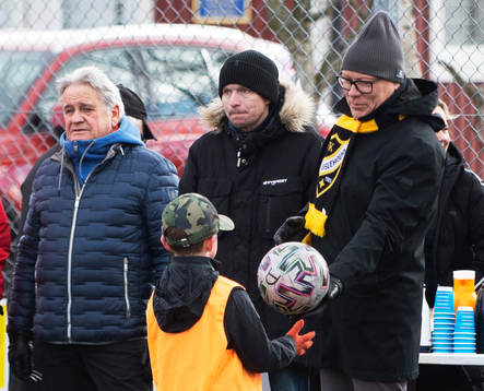 IFK Hässleholms Supporters Åke Johansson, Ola Persson och