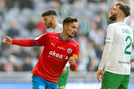 Helsingborgs Assad Al Hamlawi jublar
