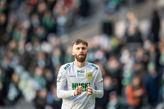 Hammarbys Simon Sandberg jublar