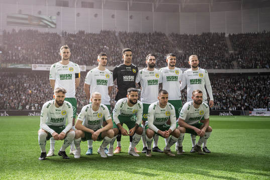 Hammarbys Richard Magyar, Mayckel Lahdo, målvakt Oliver