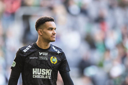 Hammarbys målvakt Oliver Dovin
