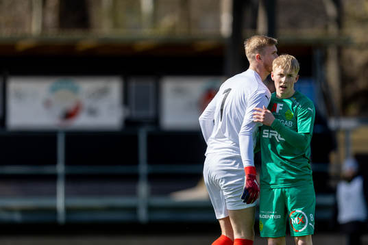 Olympics målvakt Jesper Andersson och Melker Widell