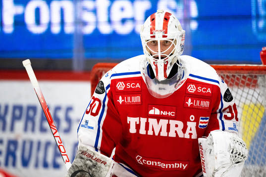 Timrås målvakt Jacob Johansson