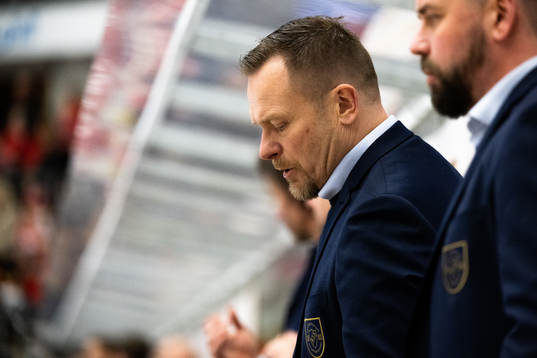 Djurgårdens tränare Joakim Fagervall deppar