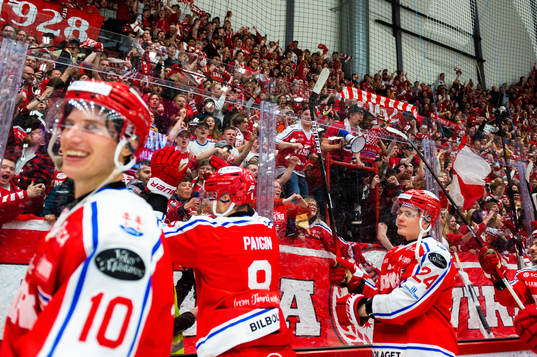 under match fyra i kvalet till SHL mellan Timrå och