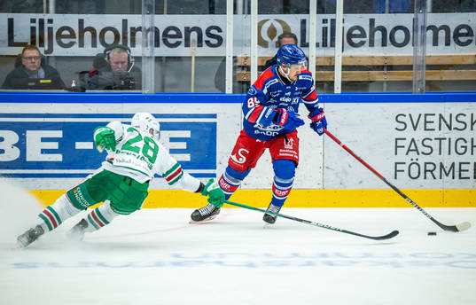 Rögles Anton Bengtsson och Oskarshamns Patrik Karlqvist