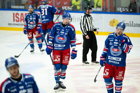 Oskarshamns Wiliam Worge Kreü och Patrik Karlkvist deppar