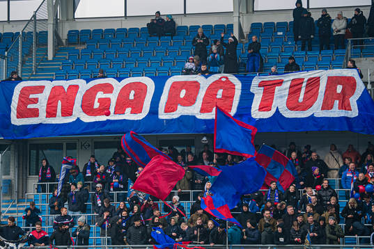Spectators in the stands