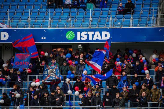 Spectators in the stands