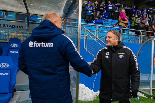 Dag-Eilev Fagermo, head coach of Vålerenga, and Erling