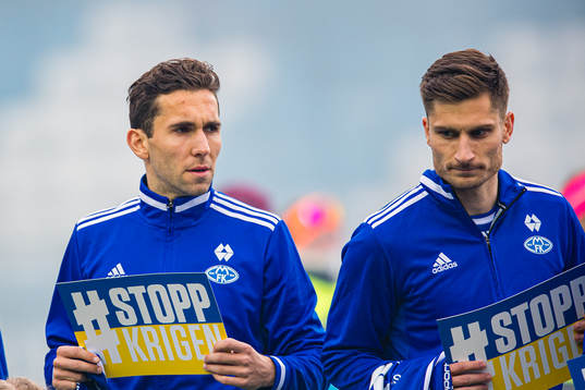 Benjamin Tiedemann Hansen and Kristoffer Haugen of Molde
