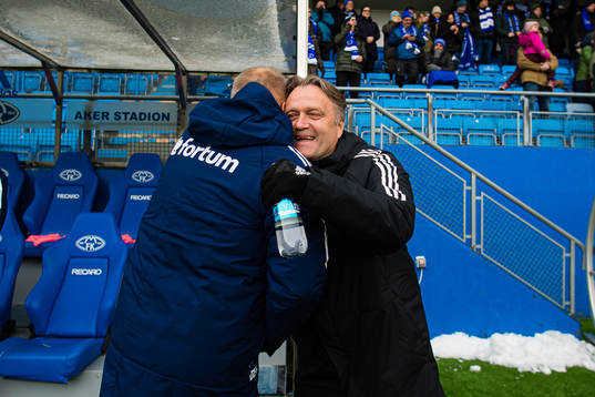 Dag-Eilev Fagermo, head coach of Vålerenga, and Erling