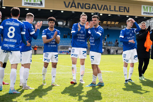 Trelleborgs spelare jublar