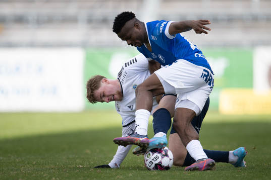 Trelleborgs Henry Offia och Utsiktens Markus Björkqvist