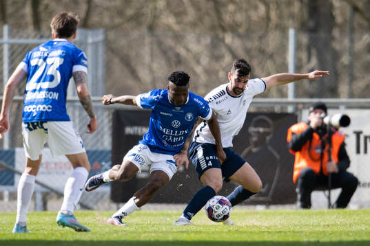 Trelleborgs Henry Offia och Utsiktens Allan Mohideen