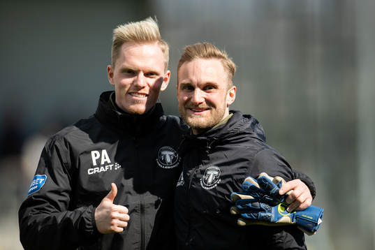 Trelleborgs sjukgymnast Filip Lundgårdh och Peter Andersson