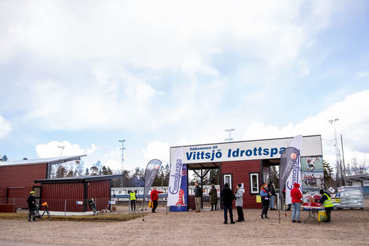 Exteriör av Vittsjö idrottspark