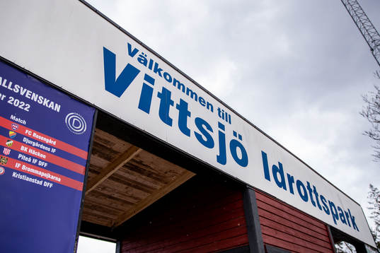 Exteriör av Vittsjö idrottspark