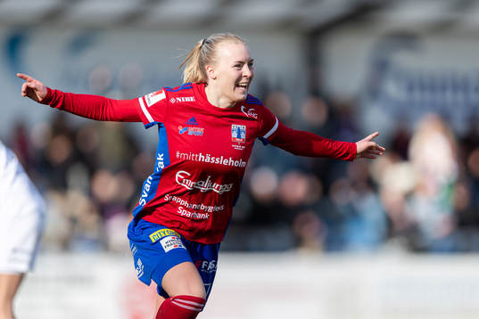 Vittsjös Jutta Rantala jublar