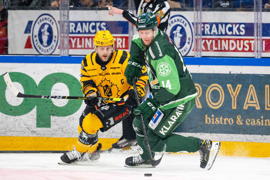 Skellefteås Oscar Möller och Färjestads Victor Ejdsell