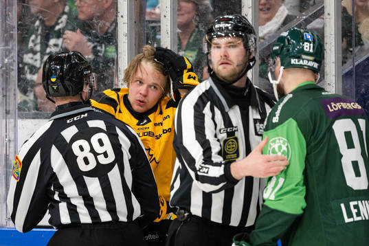 Skellefteås Måns Forsfjäll och Färjestads Theodor
