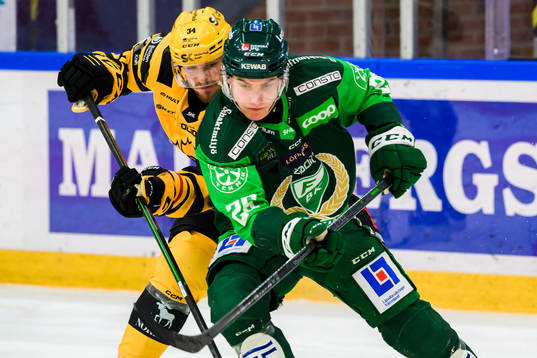Skellefteås Tom Kühnhackl och Färjestads Joel Nyström
