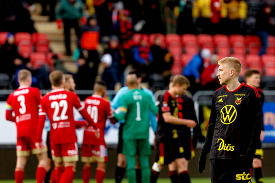 under fotbollsmatchen i Superettan mellan Östersund och