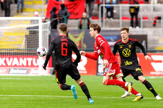 under fotbollsmatchen i Superettan mellan Östersund och