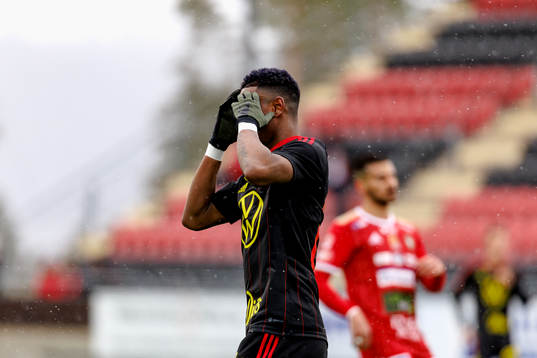 under fotbollsmatchen i Superettan mellan Östersund och