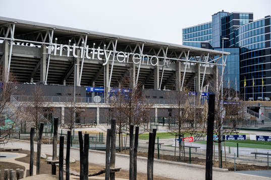 General exterior view of Intility Arena