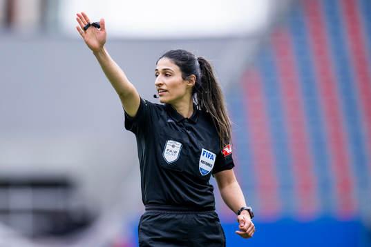 Sarah Fatemeh Zangeneh, referee