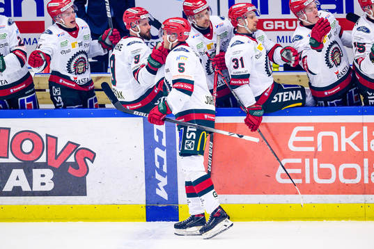 Frölundas Filip Johansson jublar