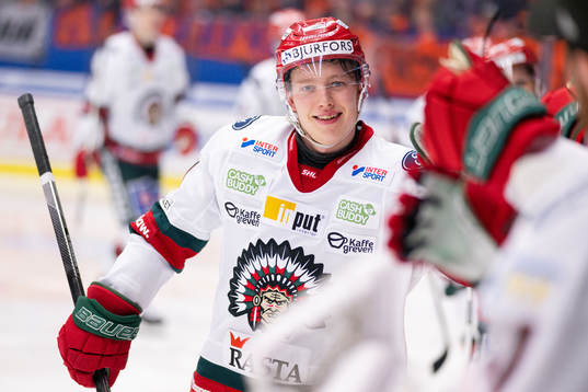 Frölundas Karl Henriksson jublar