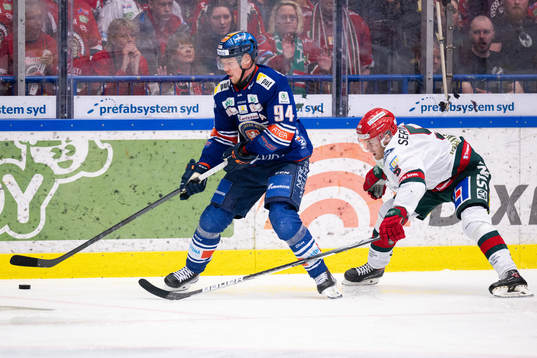Växjös Joel Persson och Frölundas Filip Johansson