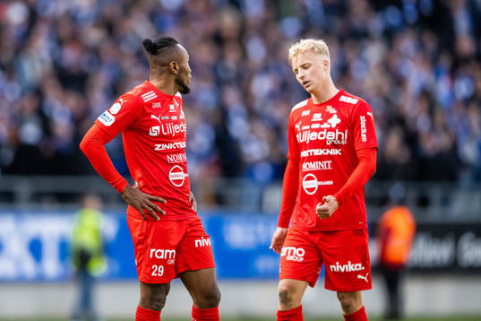 Värnamos Christian Moses och Victor Larsson deppar