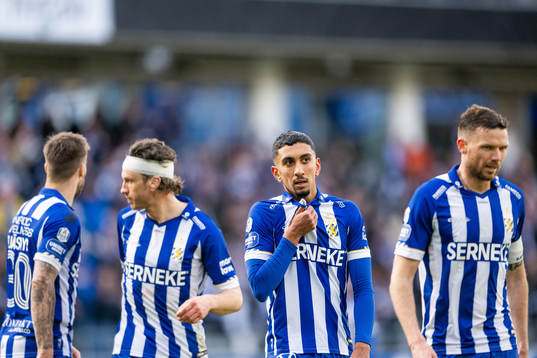 IFK Göteborgs Gustav Svensson, Amir Al-Ammari och Marcus