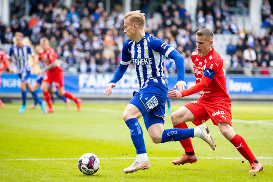 IFK Göteborgs Oscar Wendt och Värnamos Oscar Johansson